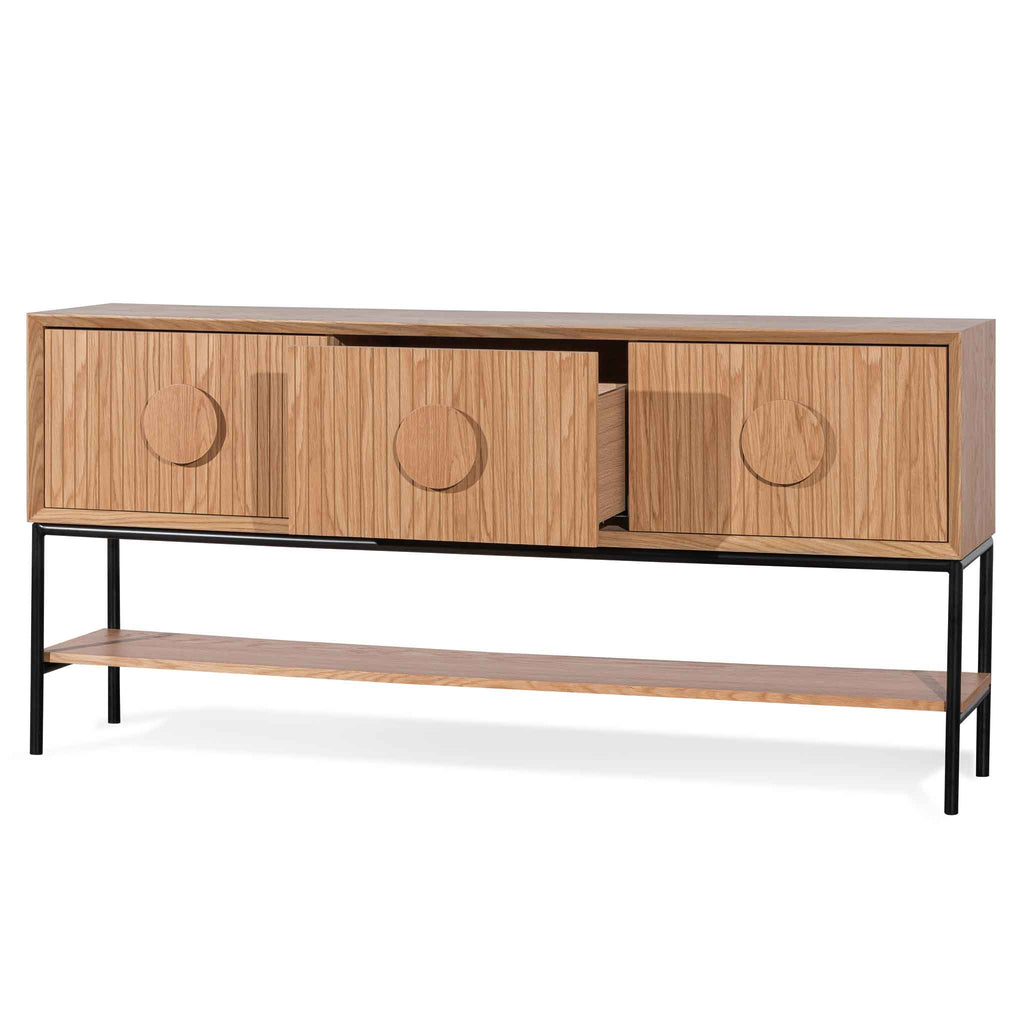 1.8m Ferrara Console Table - Natural