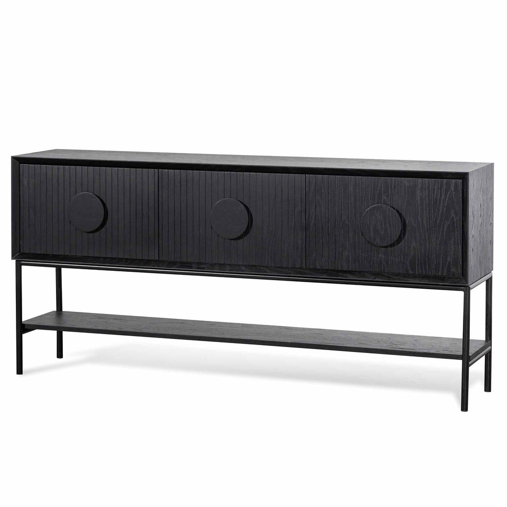1.8m Ferrara Console Table - Black