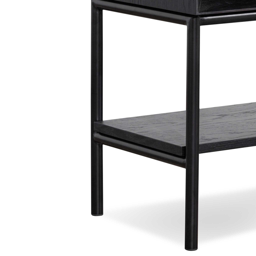 1.8m Ferrara Console Table - Black