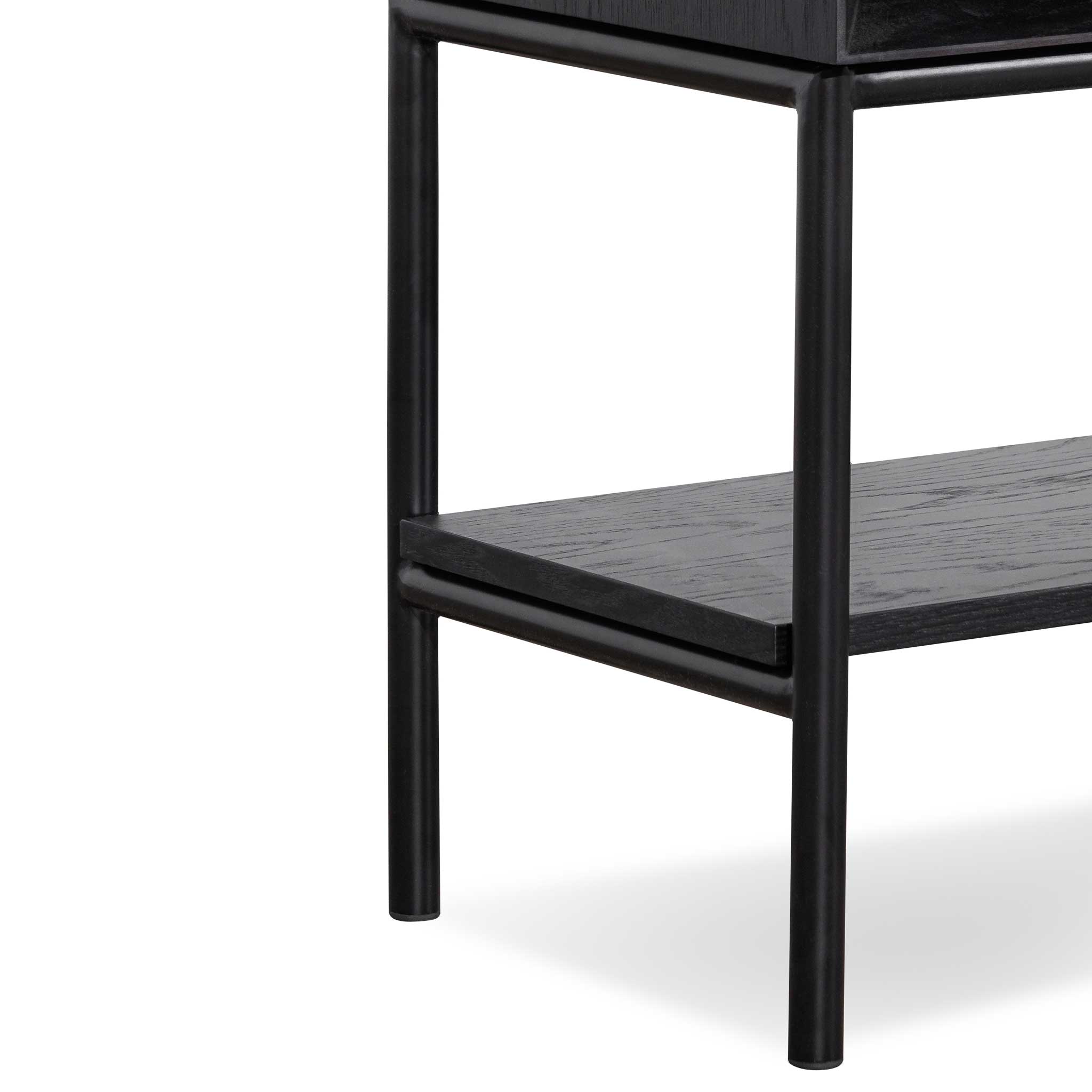 1.8m Ferrara Console Table - Black