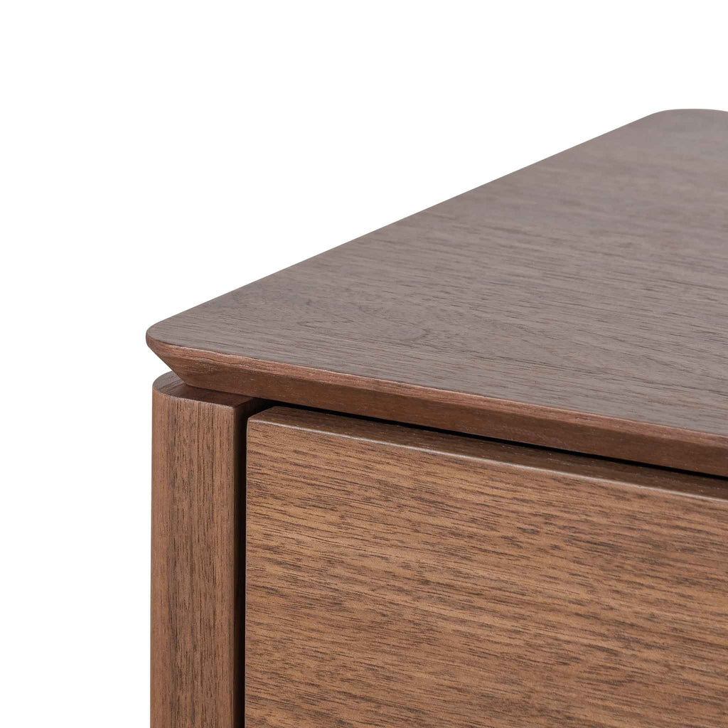 6 Drawers Genova Wooden Chest - Walnut