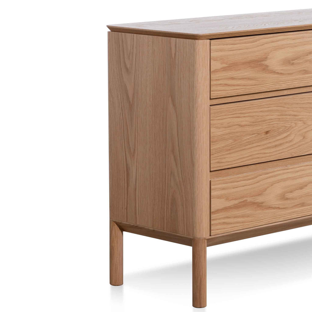 6 Drawers Genova Wooden Chest - Natural
