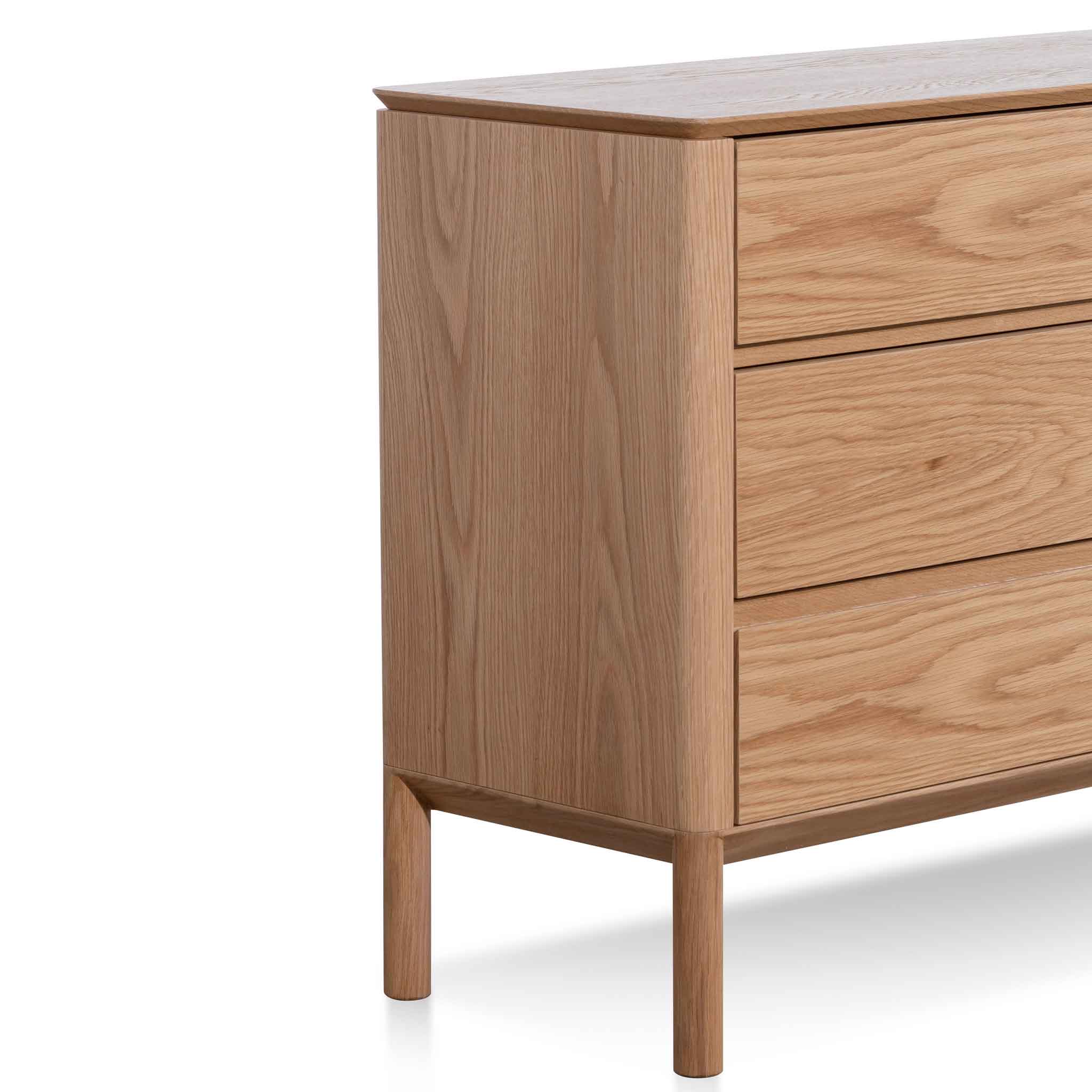 6 Drawers Genova Wooden Chest - Natural