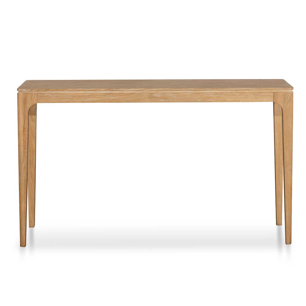 1.4m Oak Ferrara Console Table - Natural