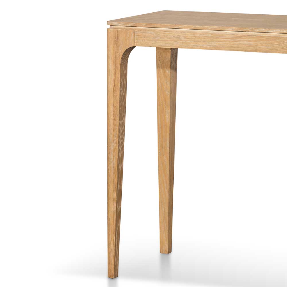 1.4m Oak Ferrara Console Table - Natural