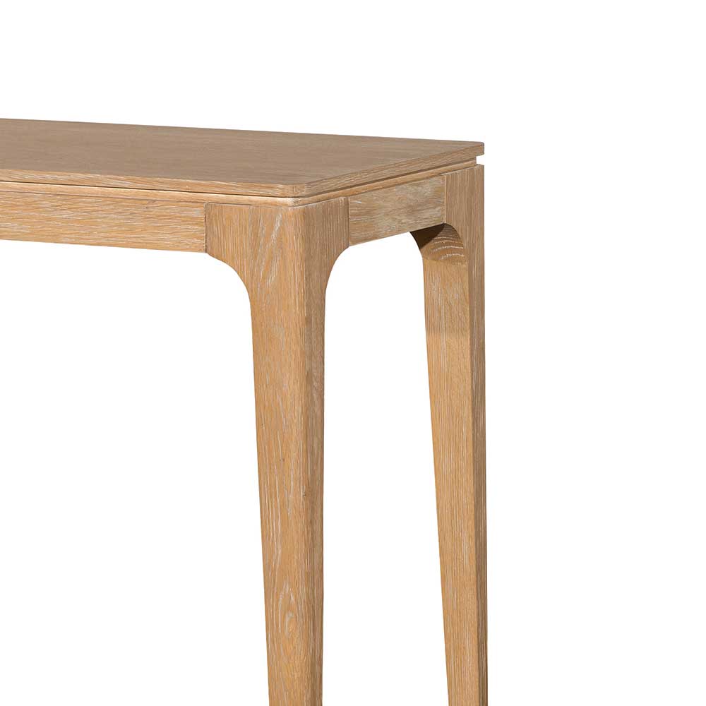 1.4m Oak Ferrara Console Table - Natural