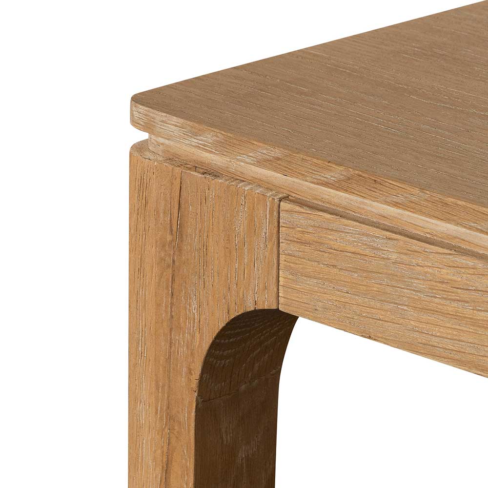 1.4m Oak Ferrara Console Table - Natural
