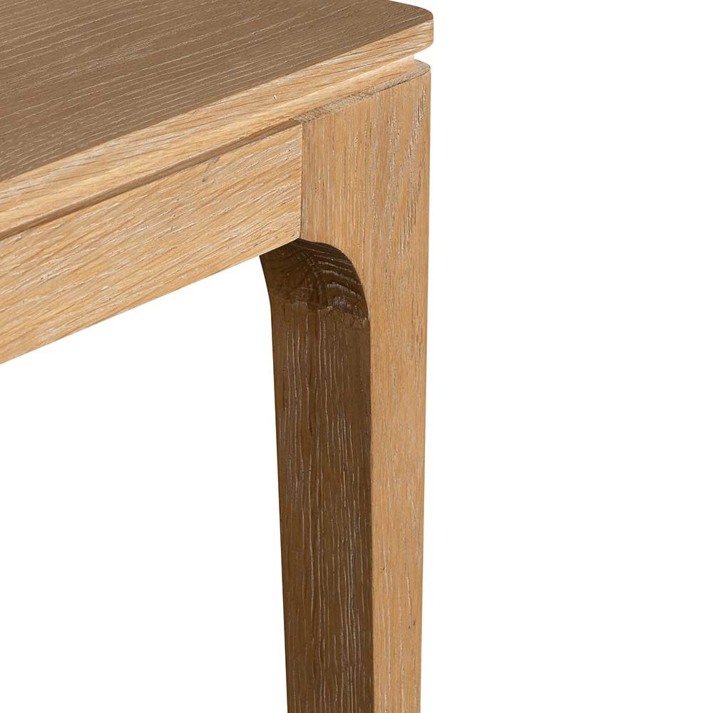 1.4m Oak Ferrara Console Table - Natural