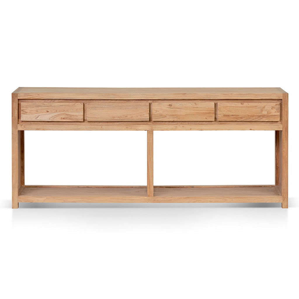 Reclaimed 1.8m Ferrara Console Table - Natural