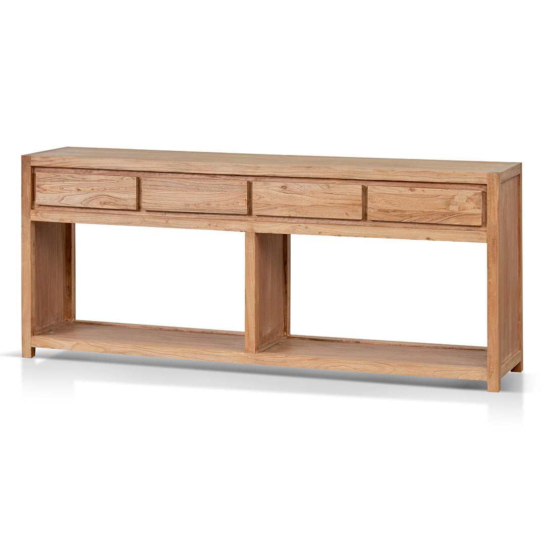 Reclaimed 1.8m Ferrara Console Table - Natural