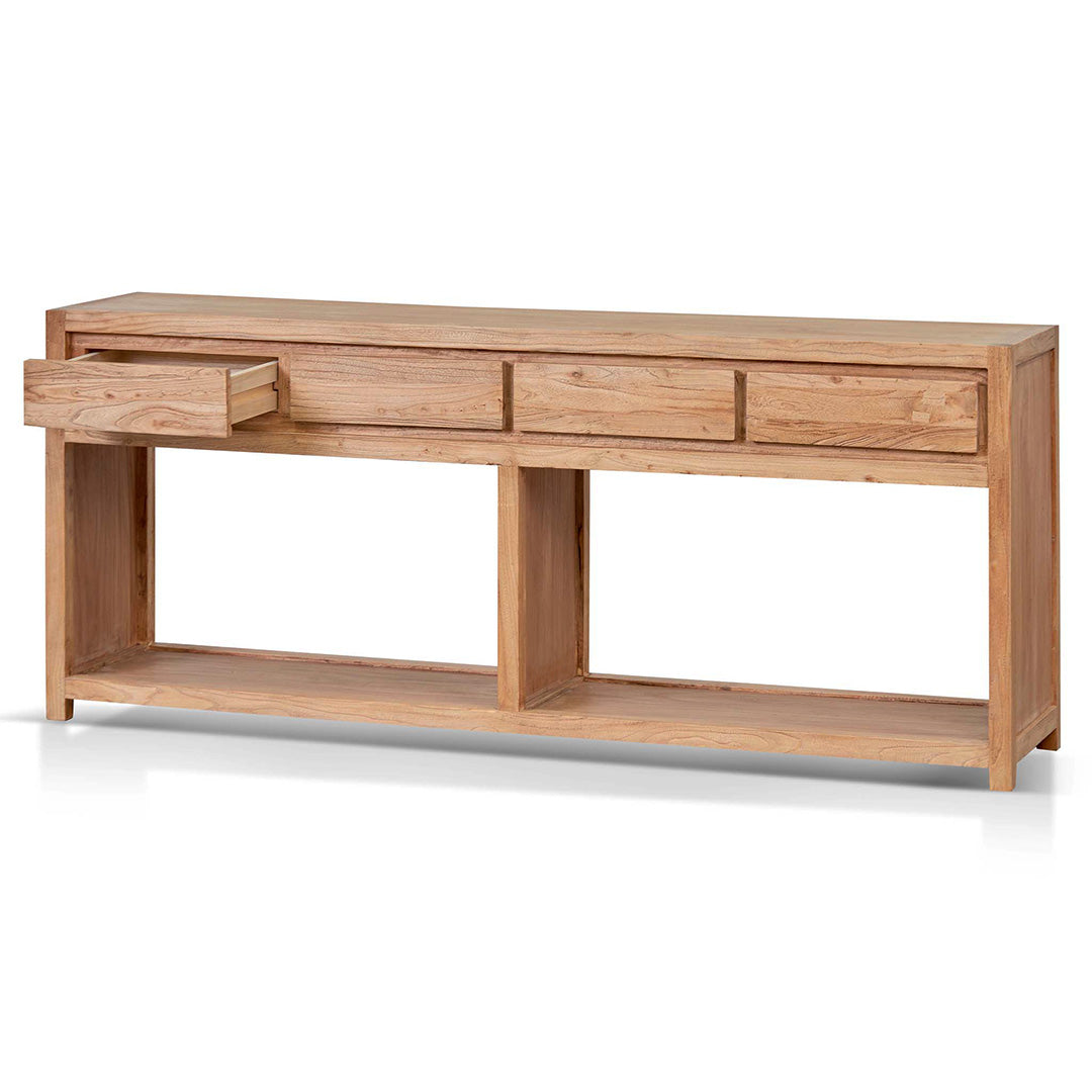 Reclaimed 1.8m Ferrara Console Table - Natural
