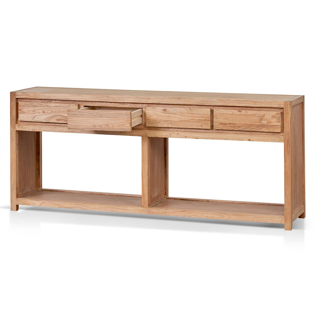 Reclaimed 1.8m Ferrara Console Table - Natural