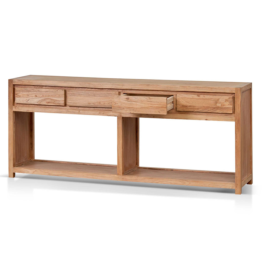 Reclaimed 1.8m Ferrara Console Table - Natural