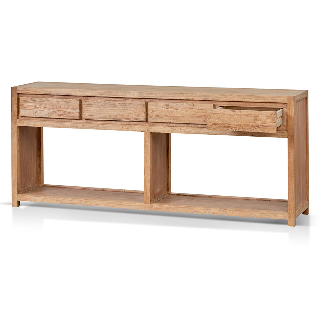 Reclaimed 1.8m Ferrara Console Table - Natural