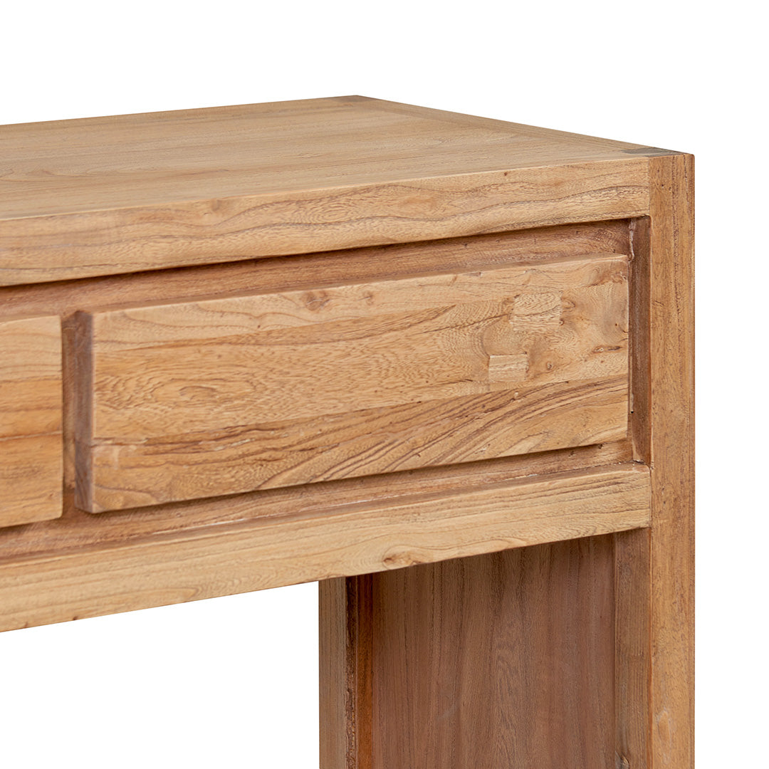 Reclaimed 1.8m Ferrara Console Table - Natural