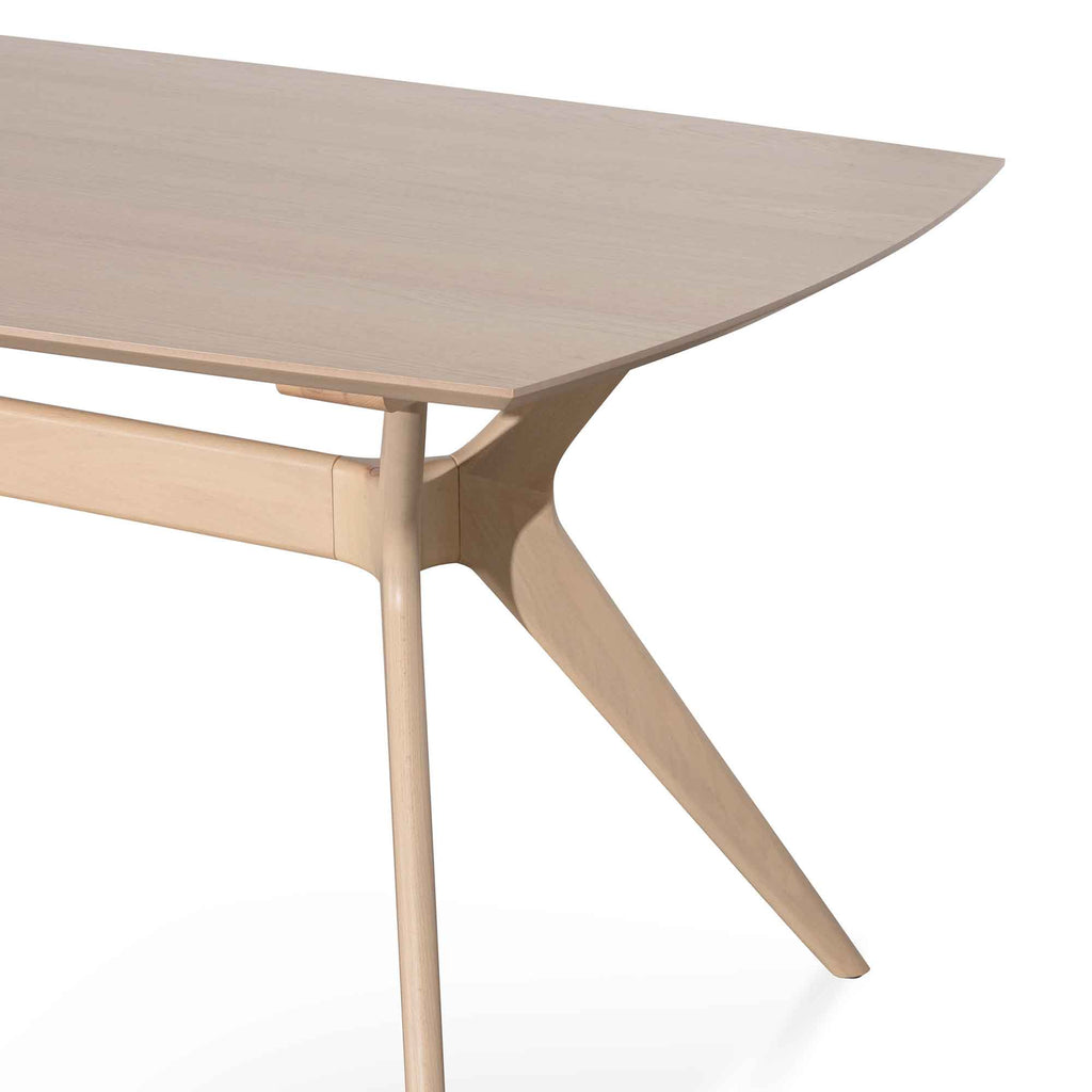 1.85m Siena Dining Table - Pale Oak