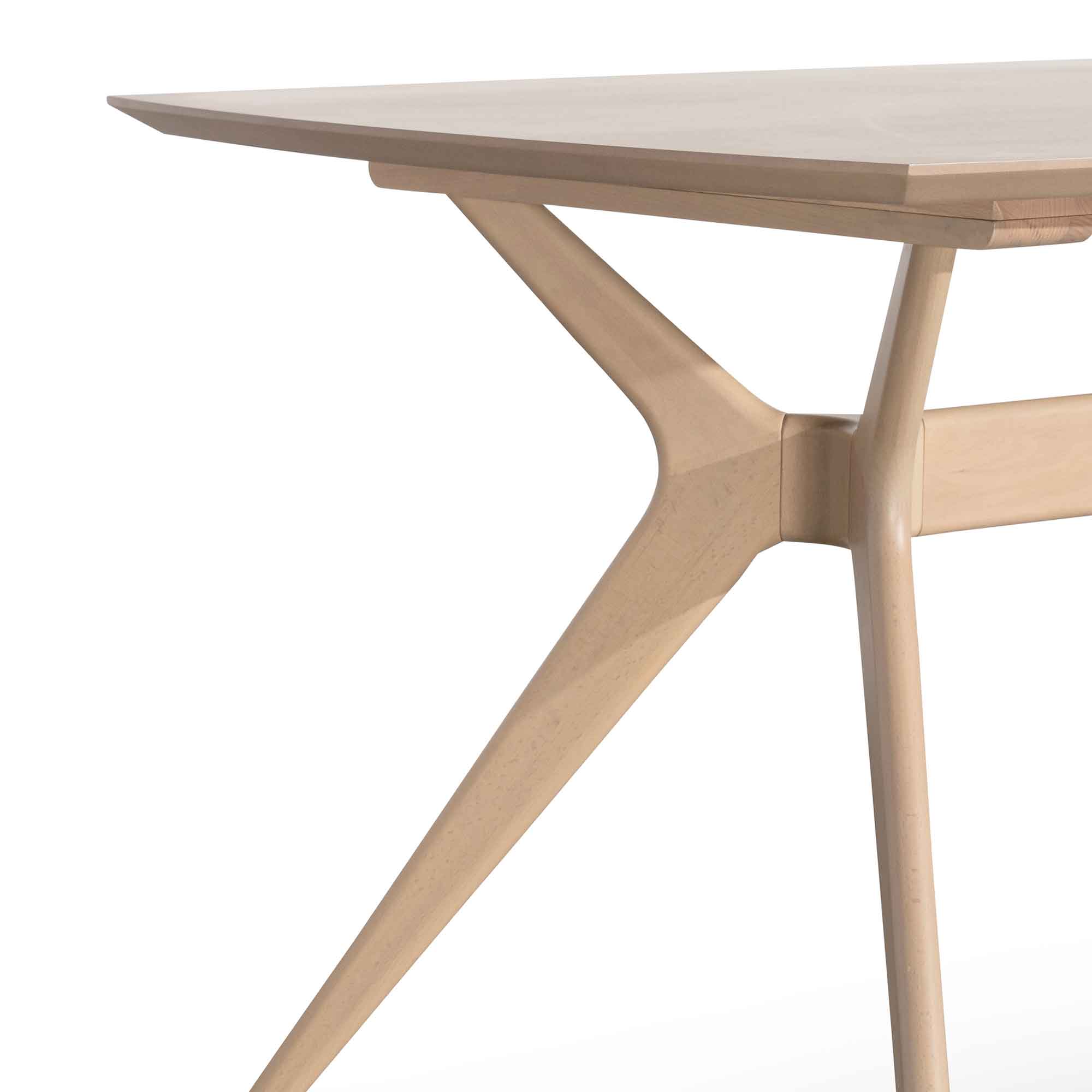 1.85m Siena Dining Table - Pale Oak