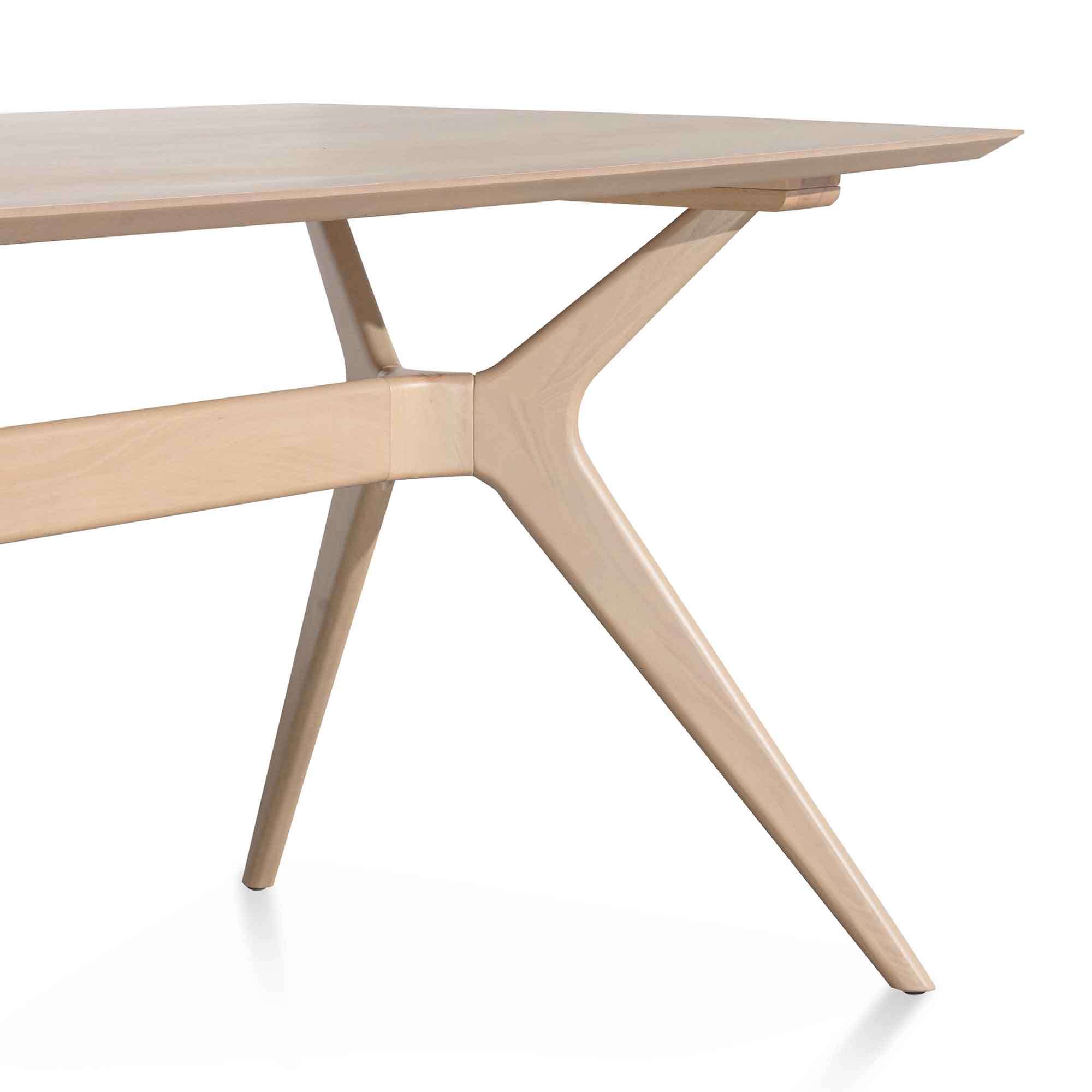 1.85m Siena Dining Table - Pale Oak