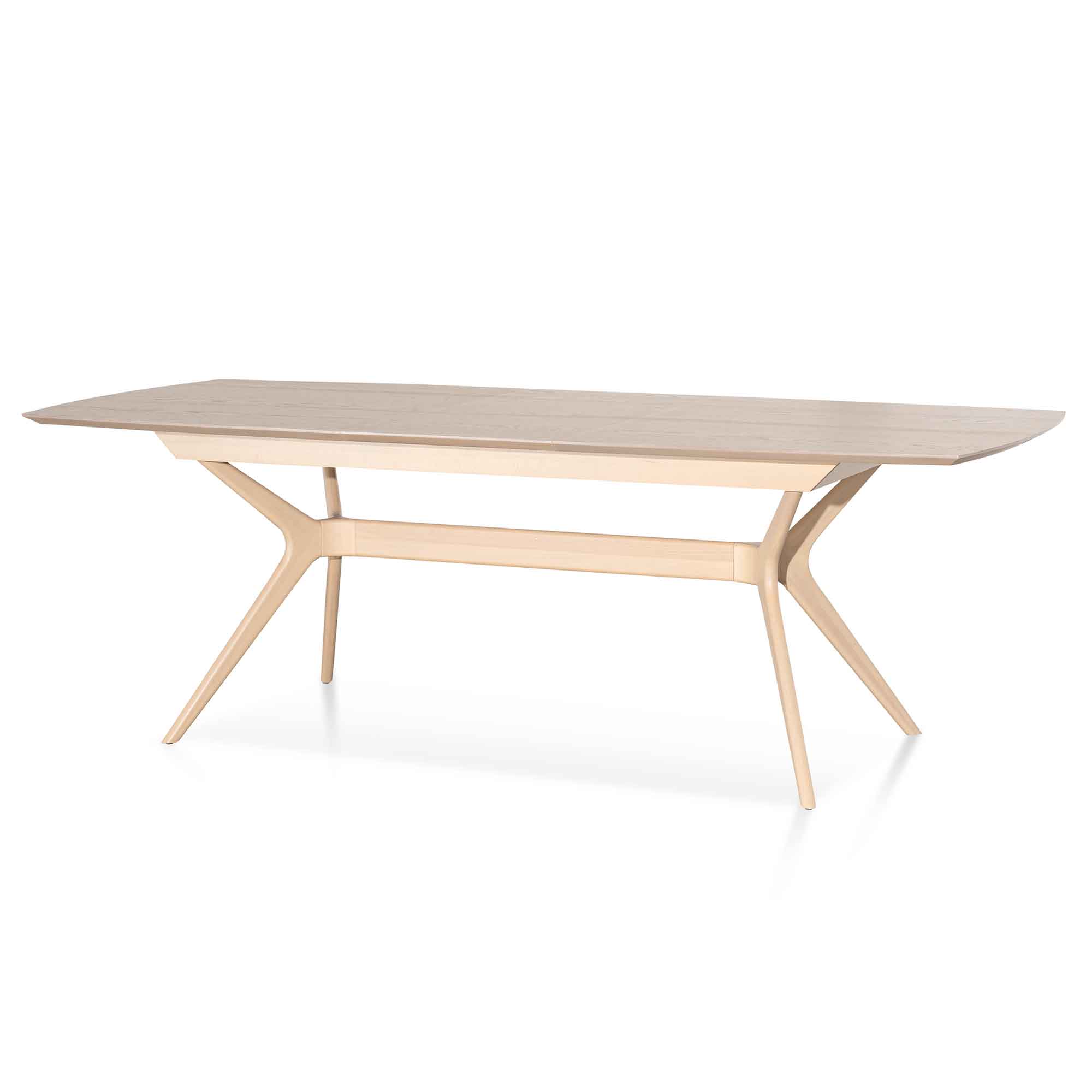 Extendable Siena Dining Table - Pale Oak
