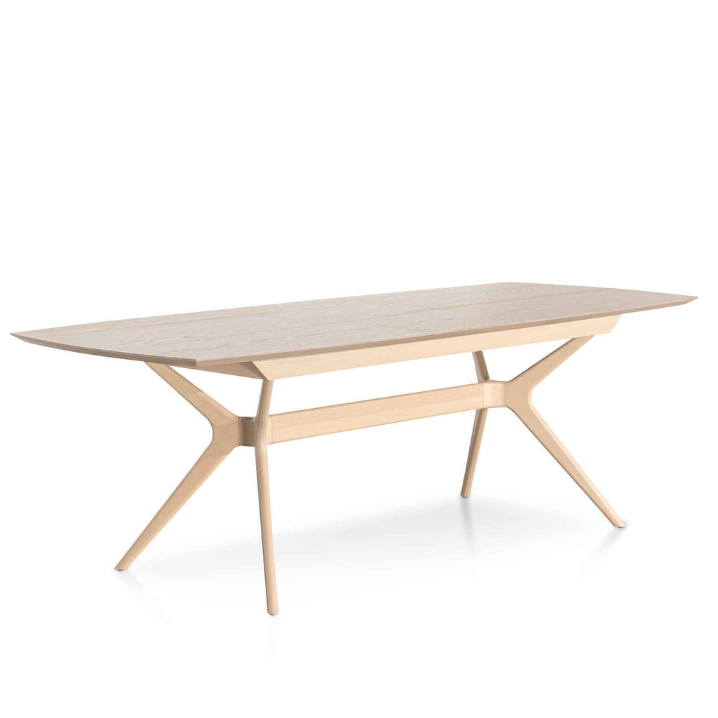 Extendable Siena Dining Table - Pale Oak