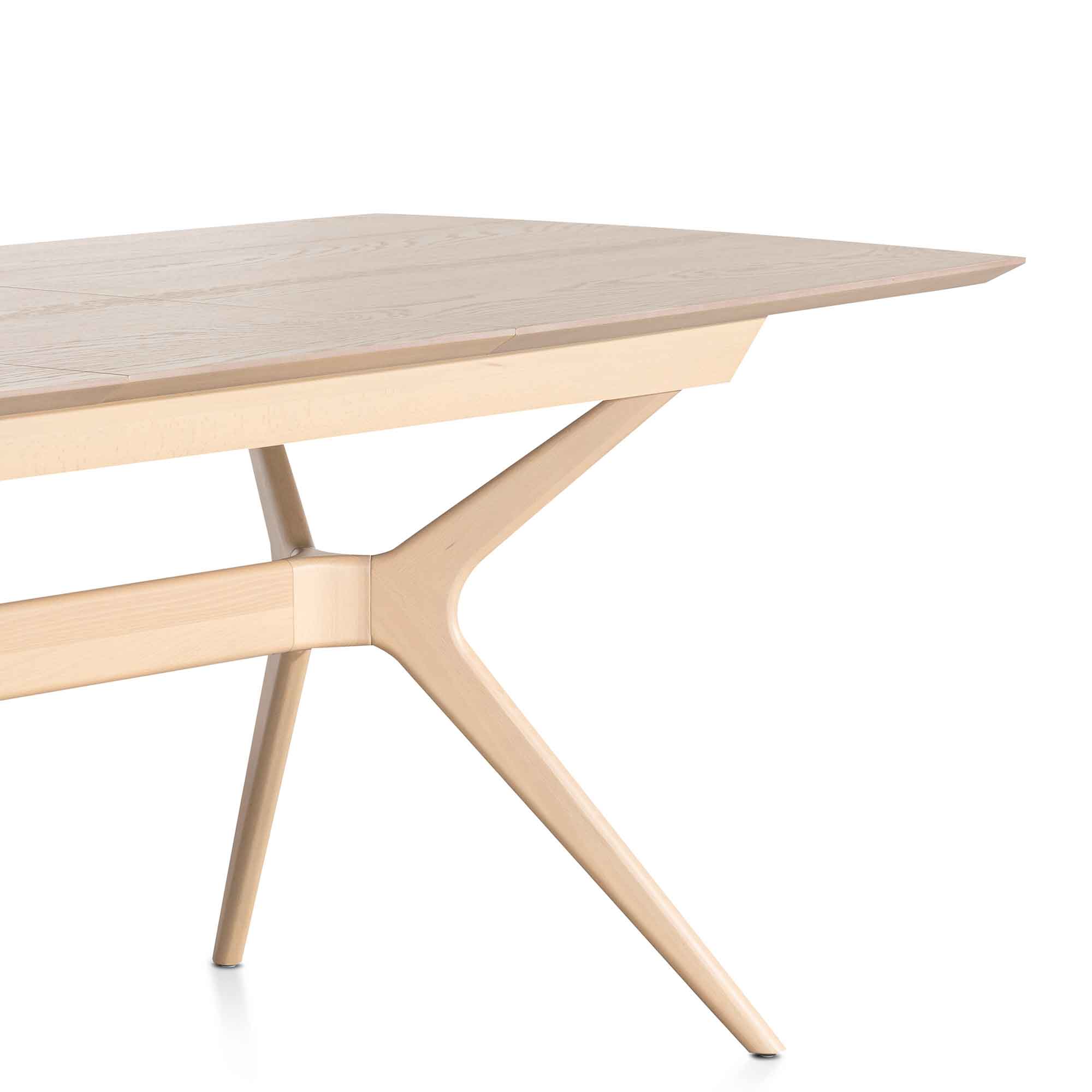 Extendable Siena Dining Table - Pale Oak