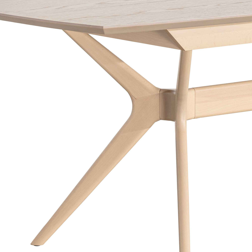 Extendable Siena Dining Table - Pale Oak