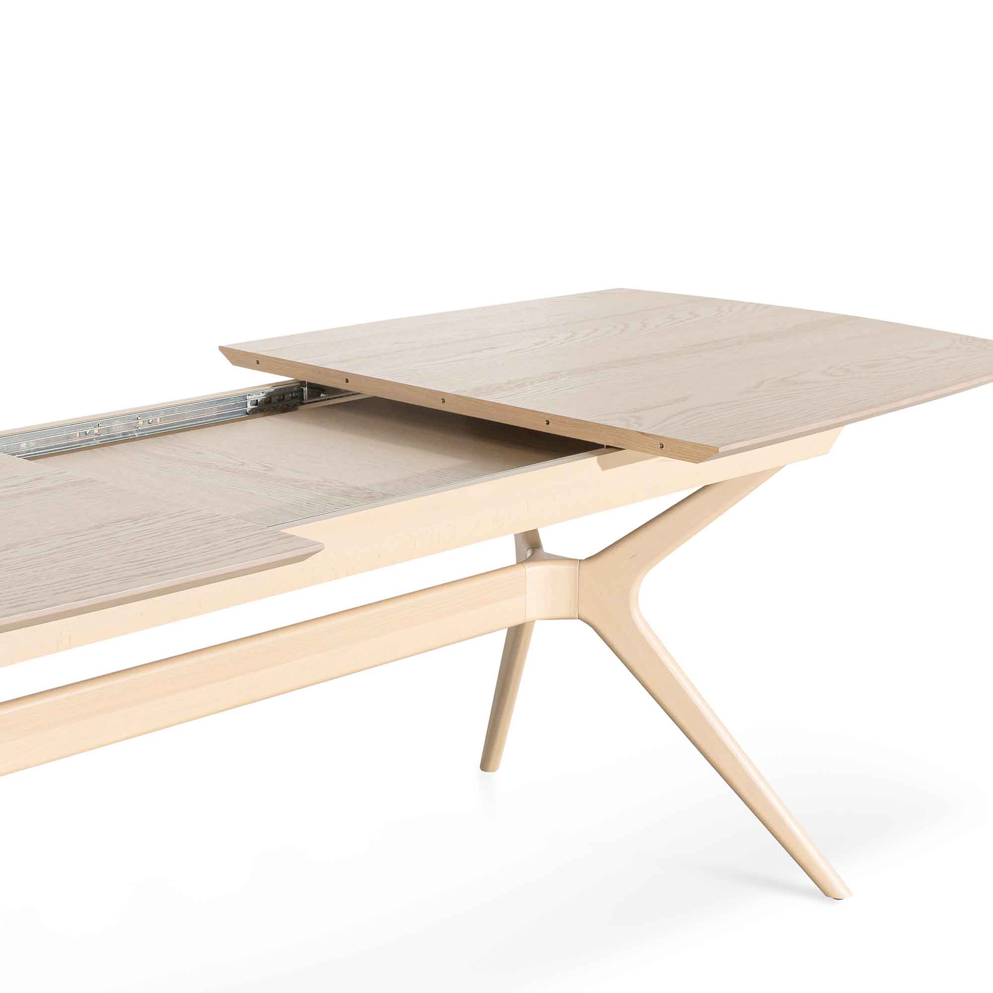 Extendable Siena Dining Table - Pale Oak