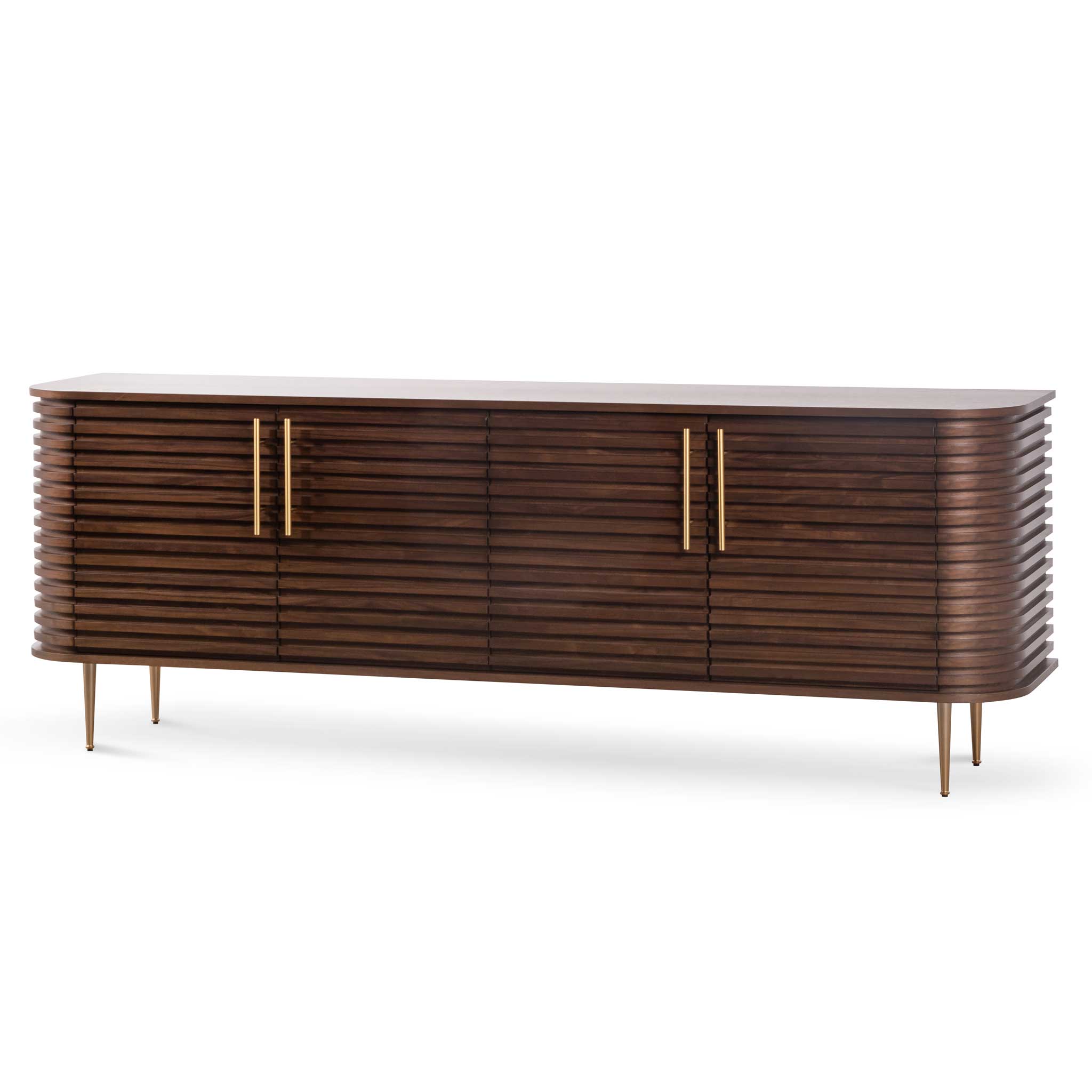 2.2m Modena Buffet Unit - Walnut