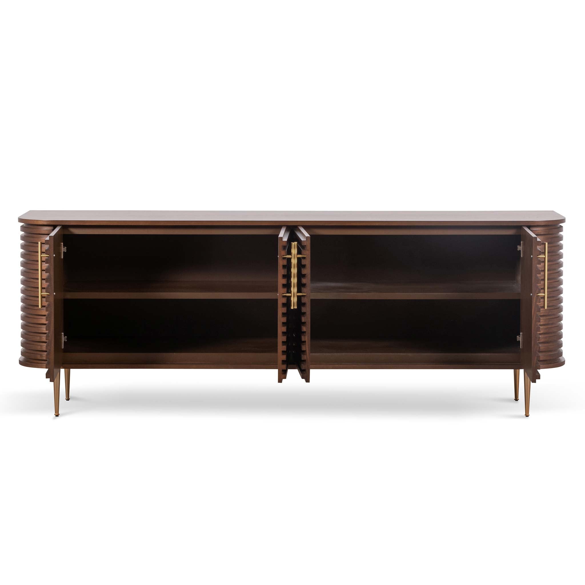 2.2m Modena Buffet Unit - Walnut