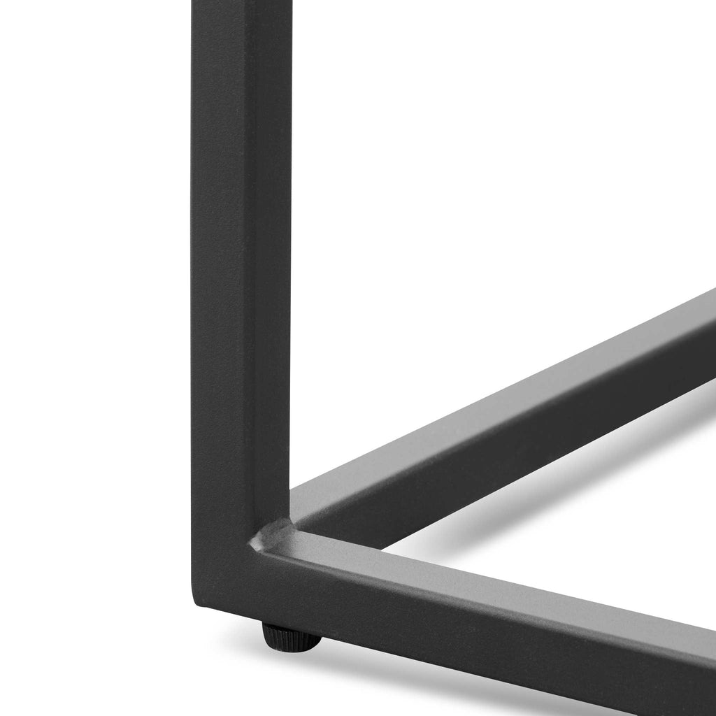 1.6m Ferrara Console Table - Full Black