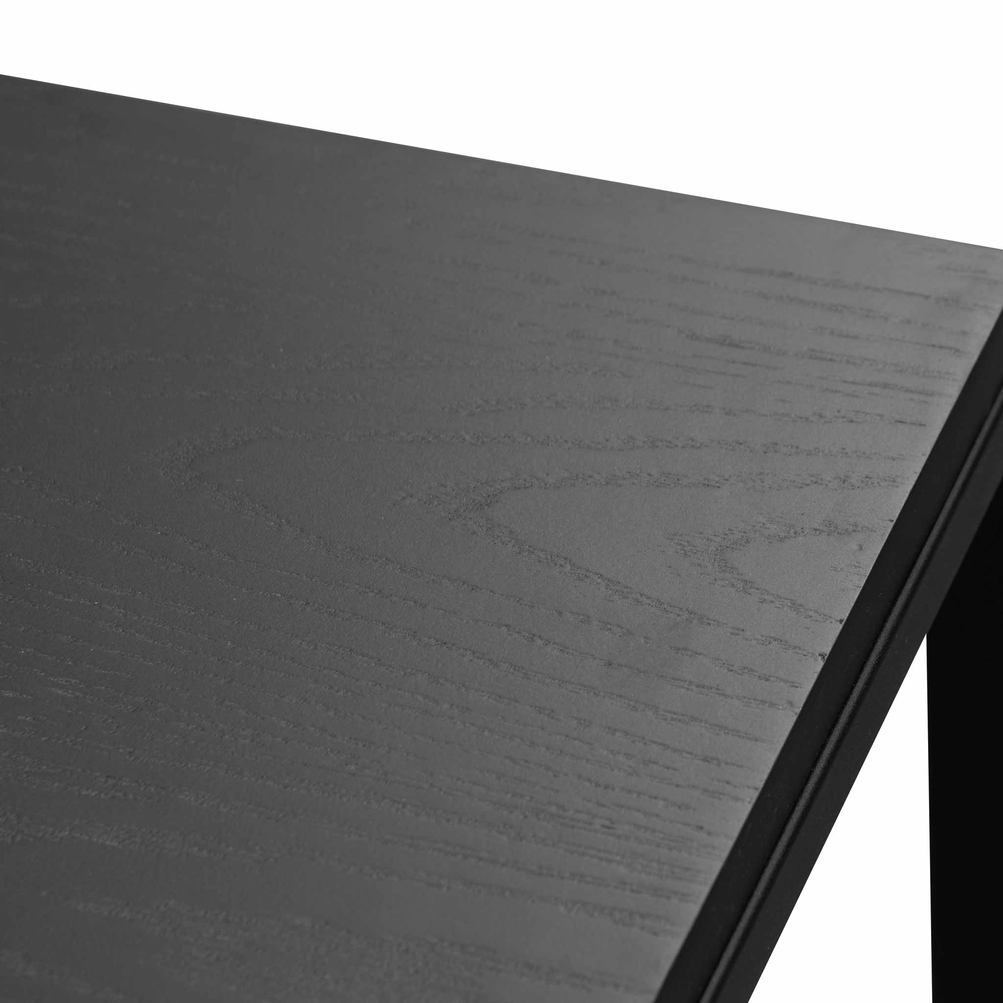 1.6m Ferrara Console Table - Full Black