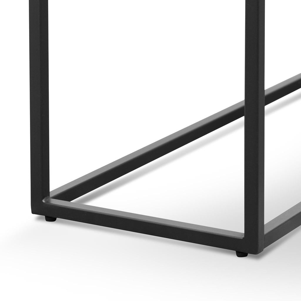 1.6m Ferrara Console Table - Full Black