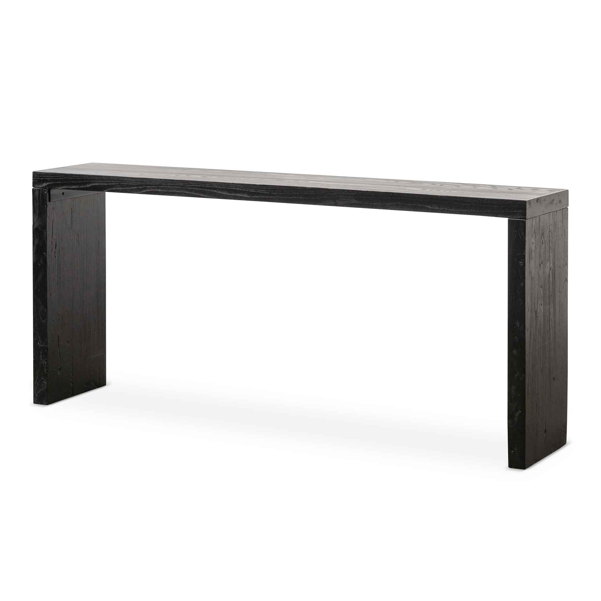 Reclaimed Ferrara Console Table - Black