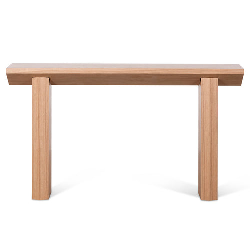 1.4m Oak Ferrara Console Table - Natural