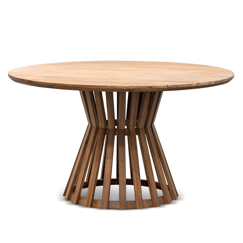 1.35m Round Siena Dining Table - Light Natural Acacia