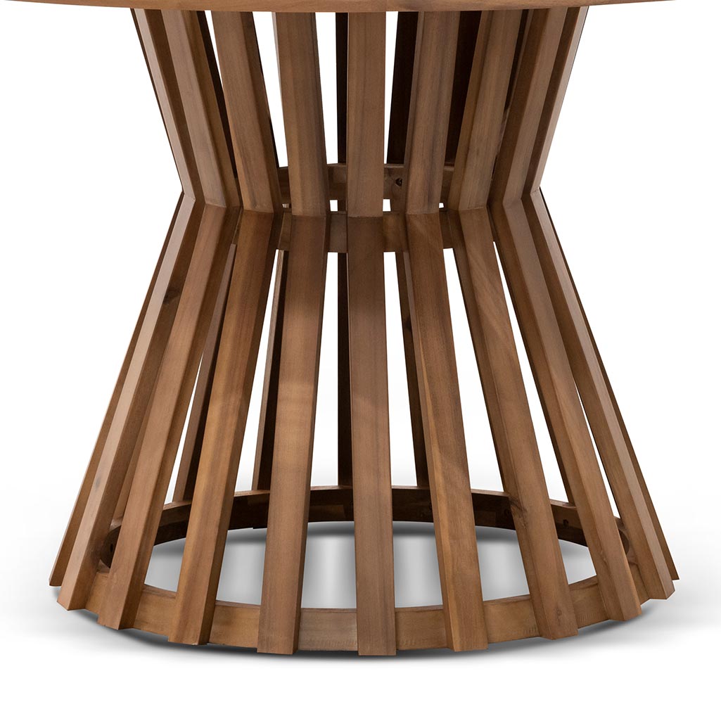 1.35m Round Siena Dining Table - Light Natural Acacia