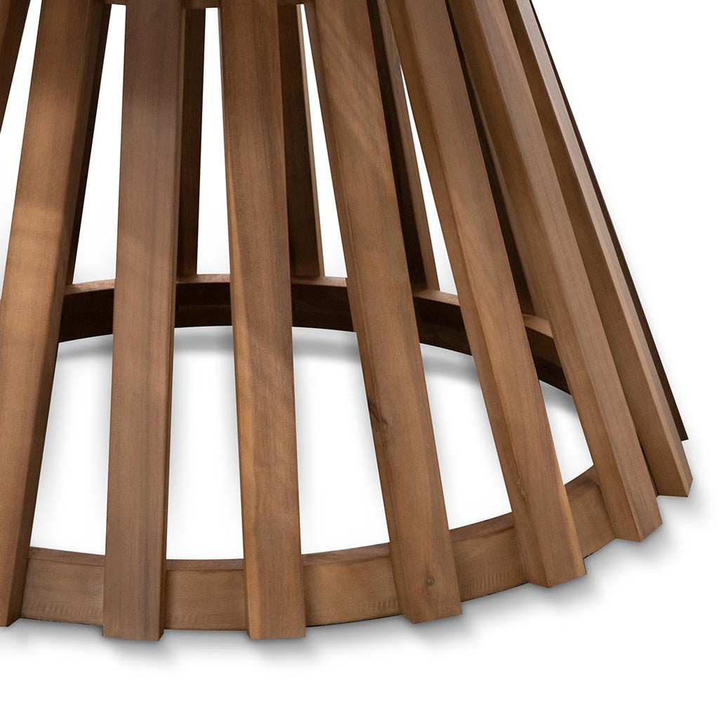 1.35m Round Siena Dining Table - Light Natural Acacia