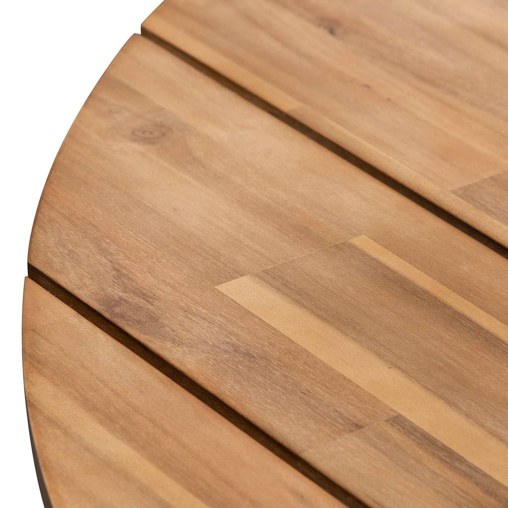 1.35m Round Siena Dining Table - Light Natural Acacia