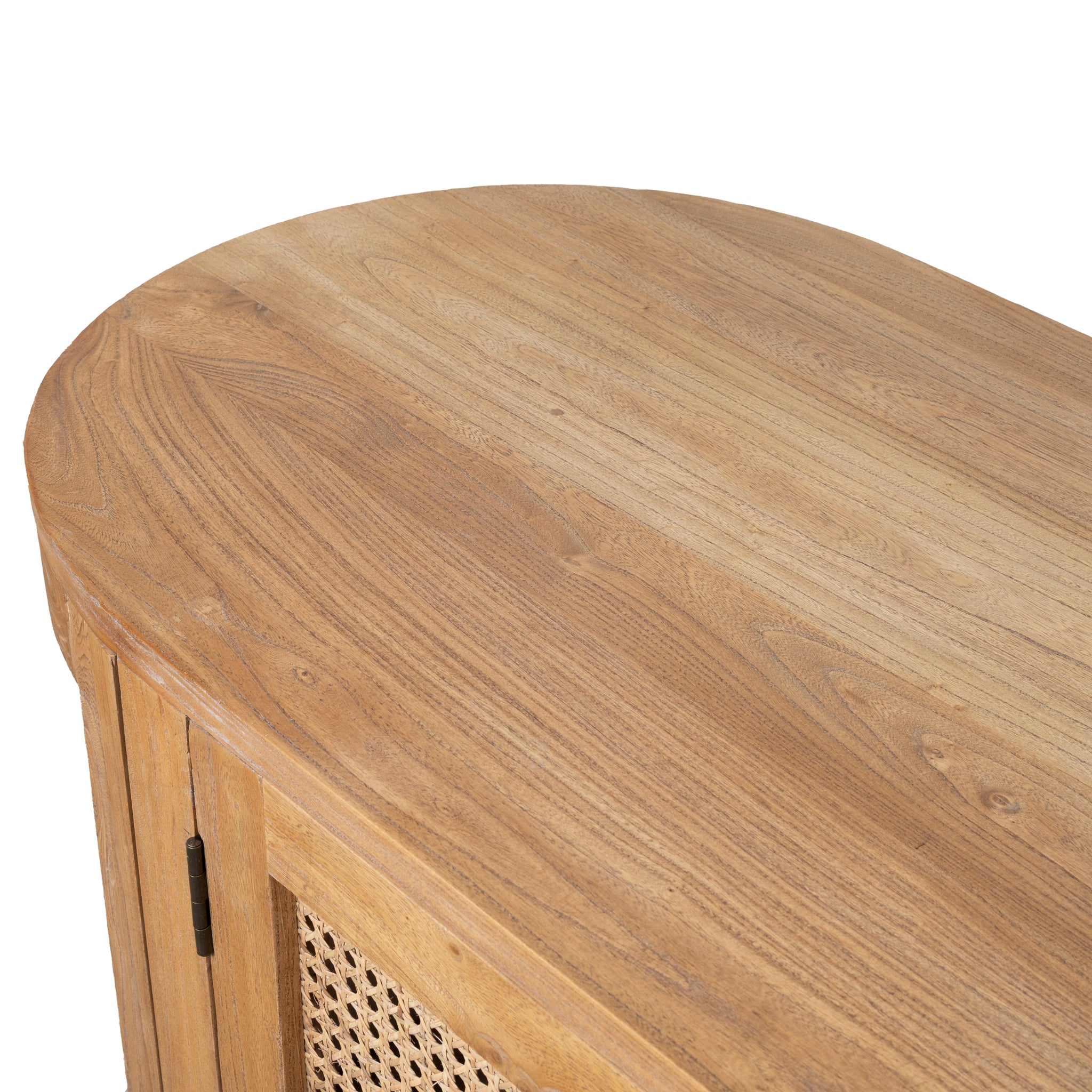 2.1m Sideboard Unit - Natural with Rattan Doors