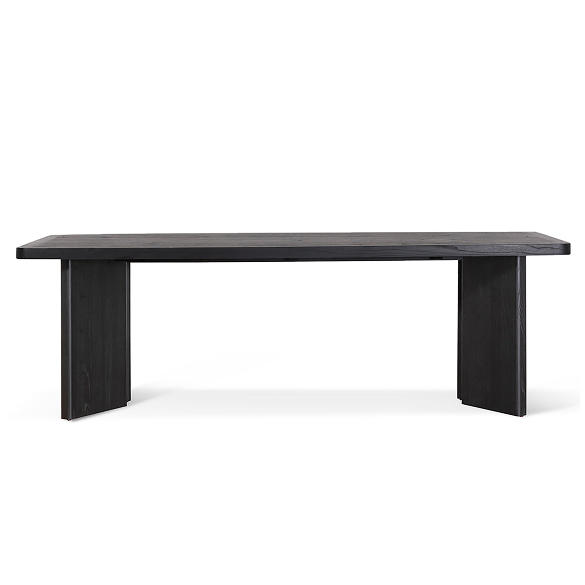 2.4m Elm Siena Dining Table - Full Black