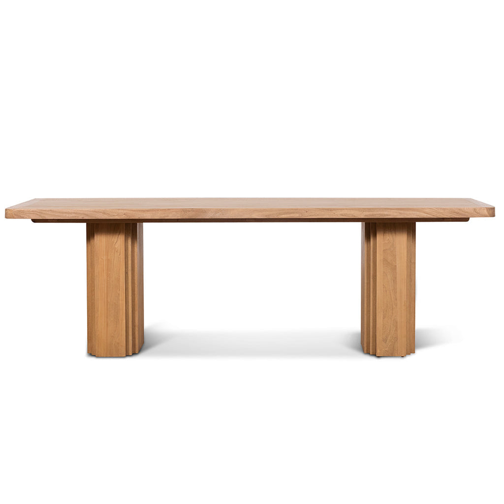 2.4m Elm Siena Dining Table - Natural