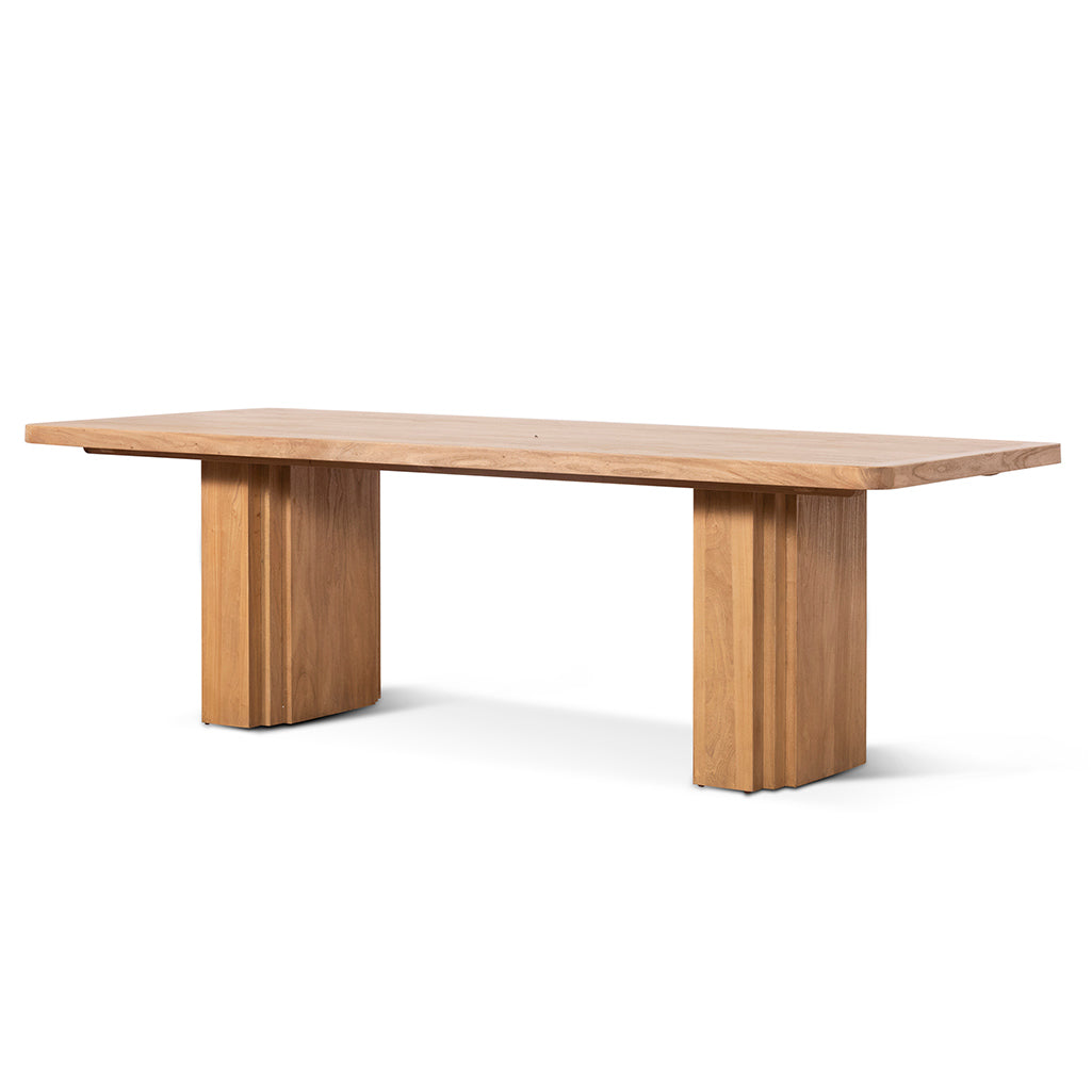2.4m Elm Siena Dining Table - Natural