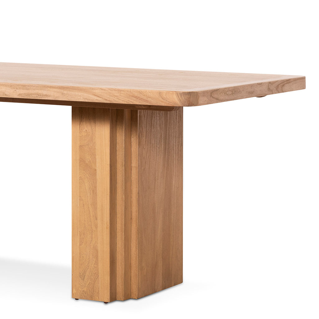 2.4m Elm Siena Dining Table - Natural