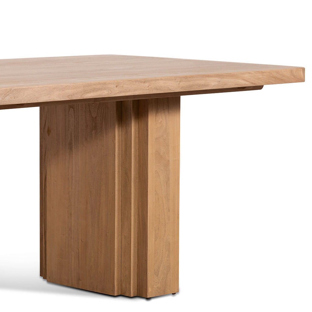 2.4m Elm Siena Dining Table - Natural