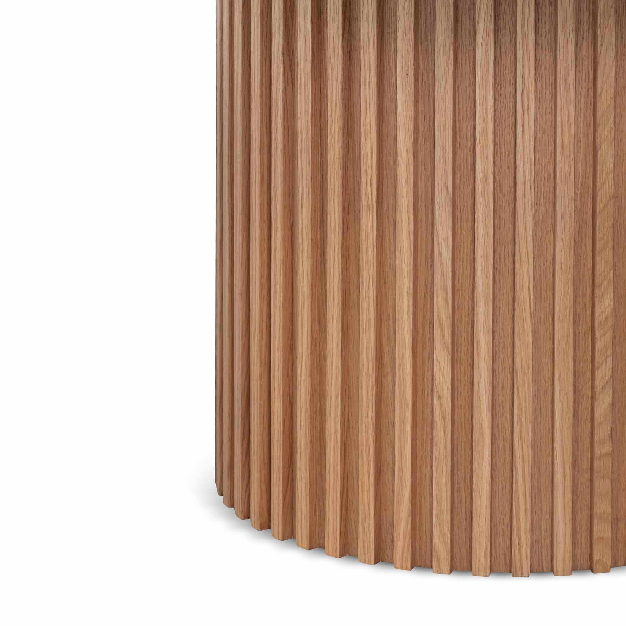 1.5m Wooden Round Siena Dining Table - Natural