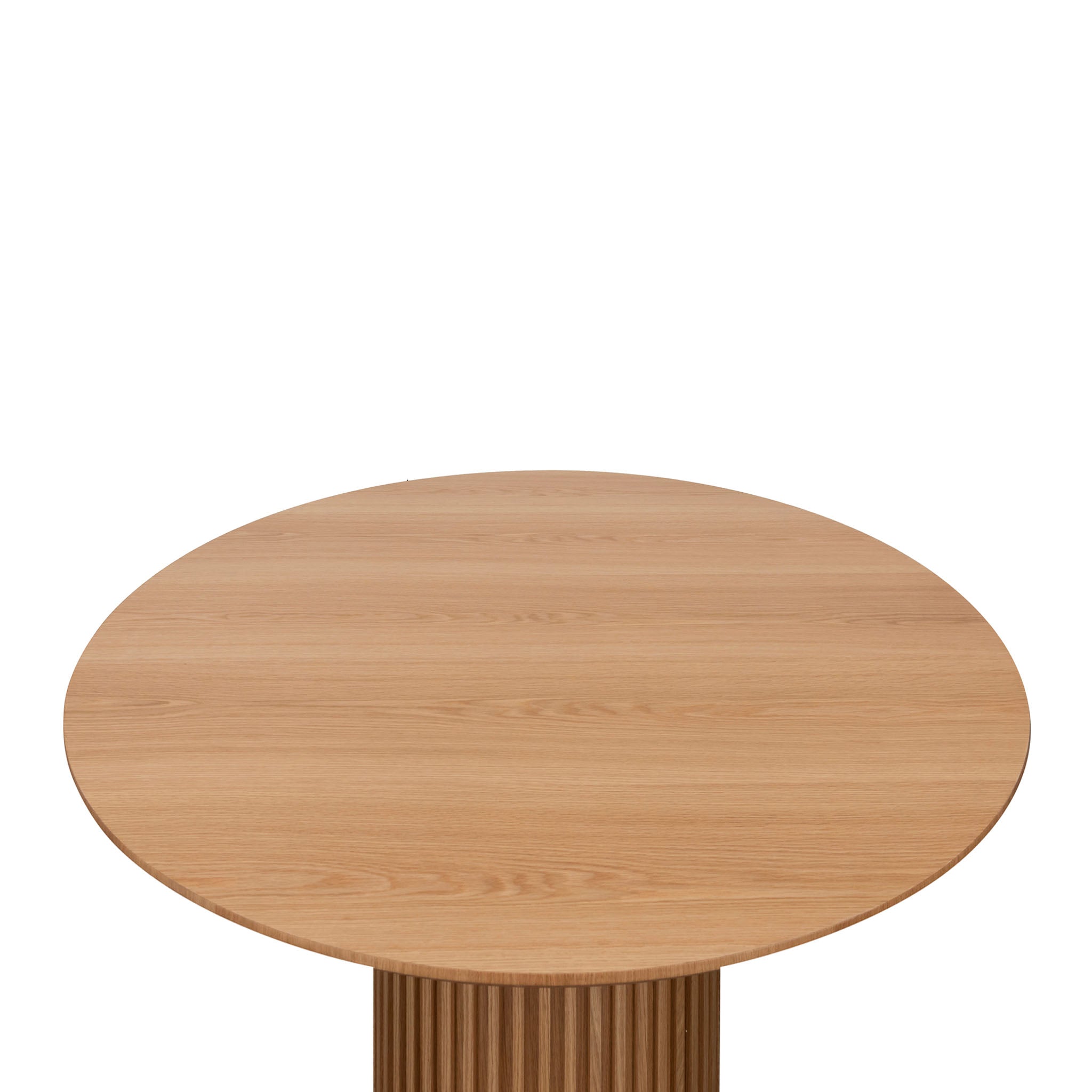 1.5m Wooden Round Siena Dining Table - Natural
