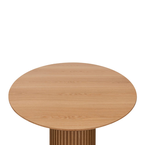 1.5m Wooden Round Siena Dining Table - Natural