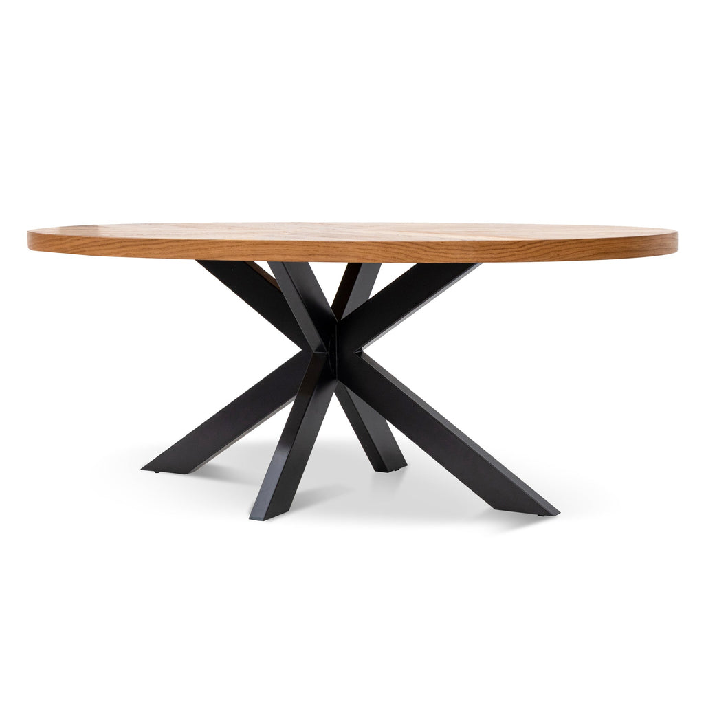 2m Siena Dining Table - European Knotty Oak