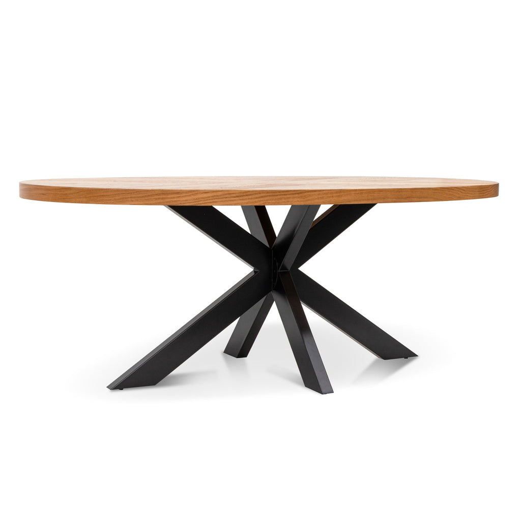 2m Siena Dining Table - European Knotty Oak