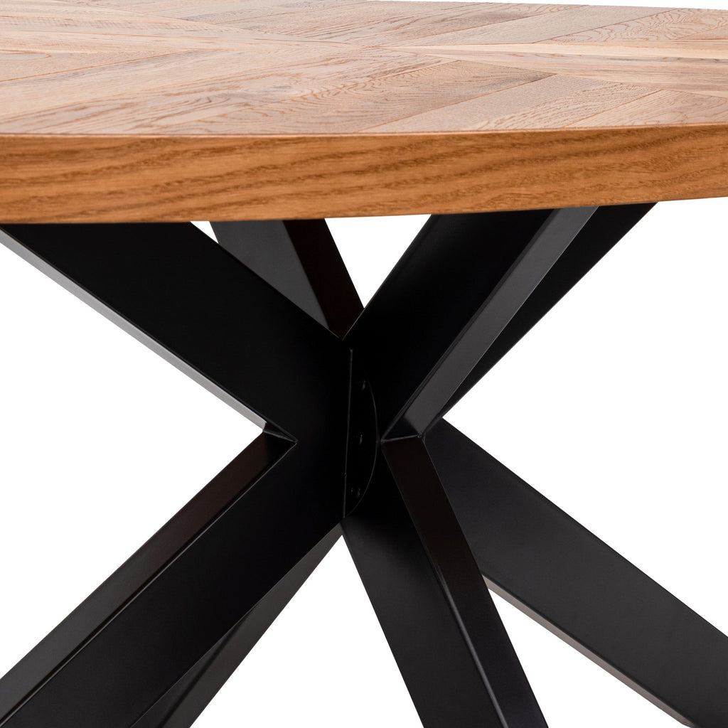 2m Siena Dining Table - European Knotty Oak